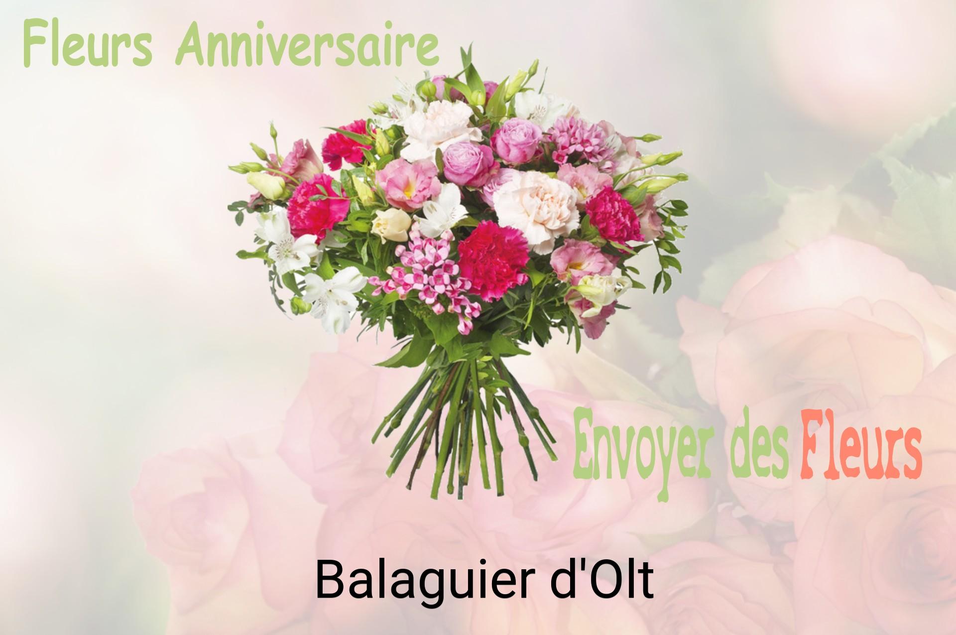Bouquet de fleurs d’anniversaire livré à Balaguier-d'Olt